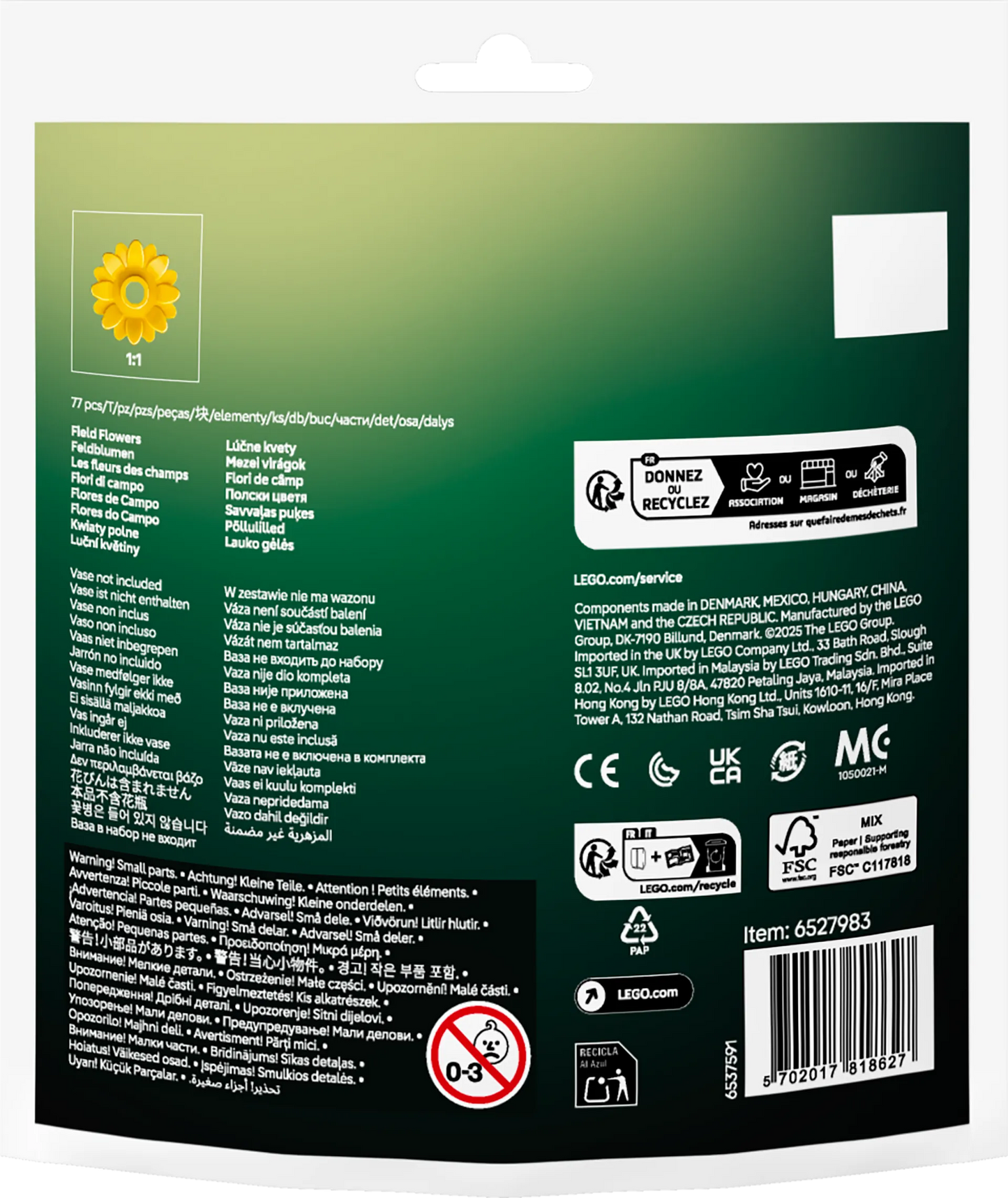 LEGO Veldbloemen 30701 Botanische Collectie