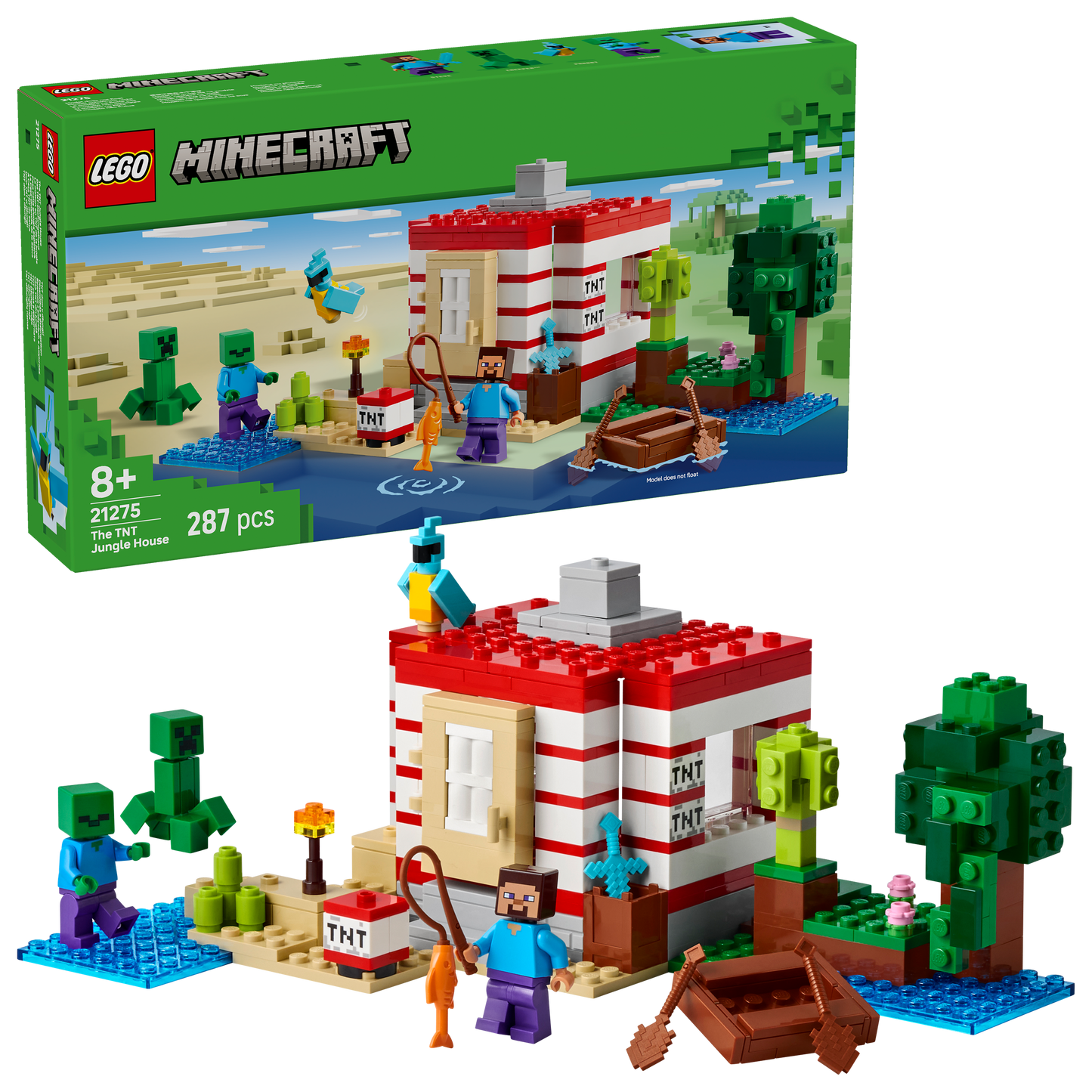 LEGO The Jungle TNT House 21275 Minecraft