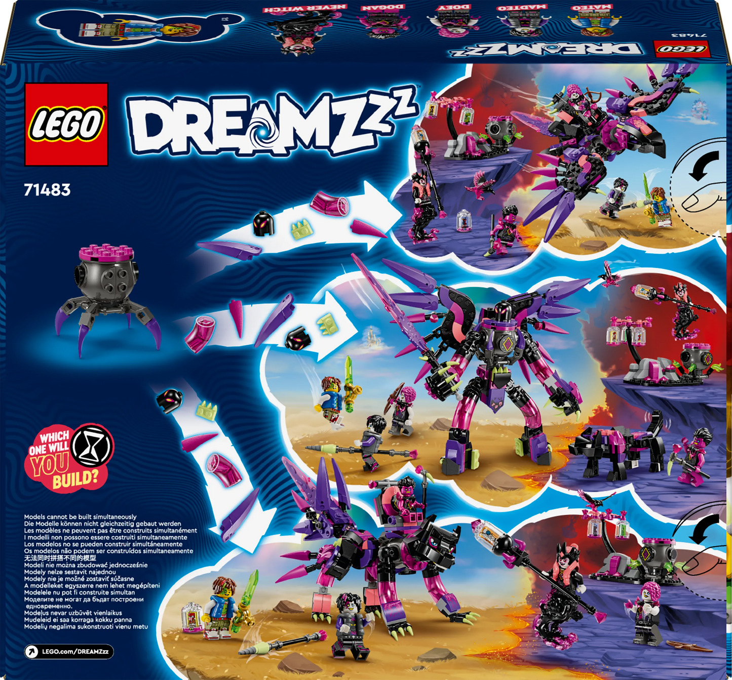 LEGO De nachtmerriewezens van de Neder Heks 71483 Dreamzzz @ 2TTOYS | Official LEGO shop😊🥰 LEGO €. 37.99