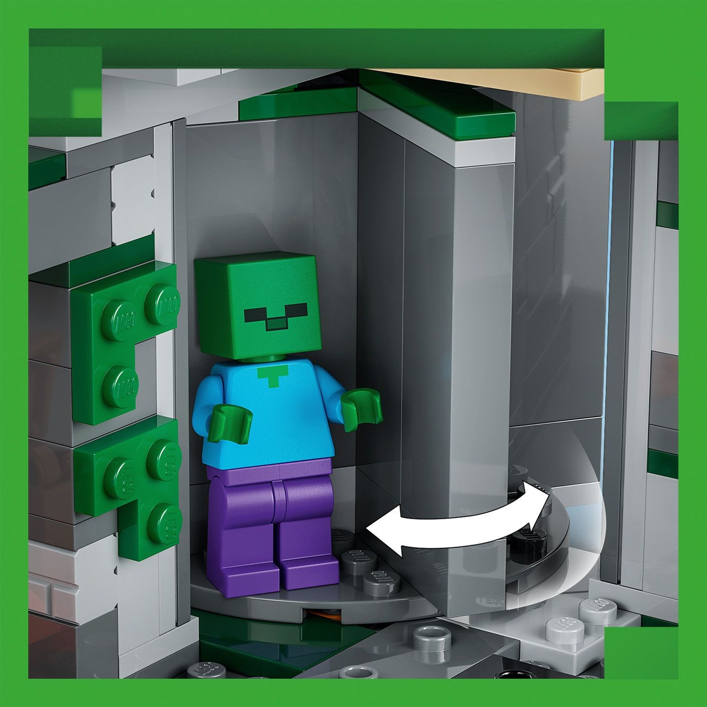 LEGO Minecraft Zombiekerker Speelgoed voor Kinderen en Gamers vanaf 8 Jaar 21587