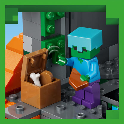 LEGO Minecraft Zombiekerker Speelgoed voor Kinderen en Gamers vanaf 8 Jaar 21587