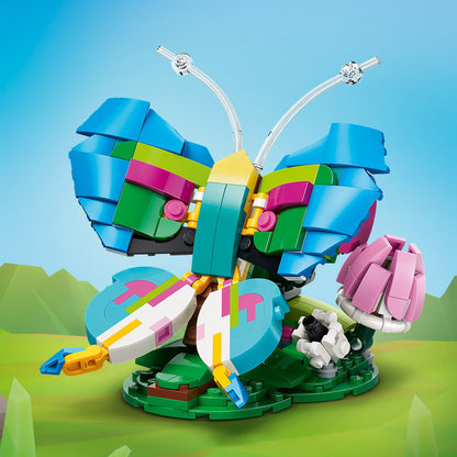 LEGO® Creator 3in1 Wilde dieren: Kleurrijke Kolibrie - Bouw Om tot Vlinder of Vis - 31384