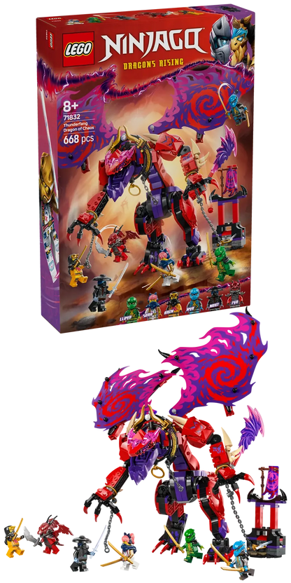 LEGO Bliksemtand Draak van Chaos 71832 Ninjago