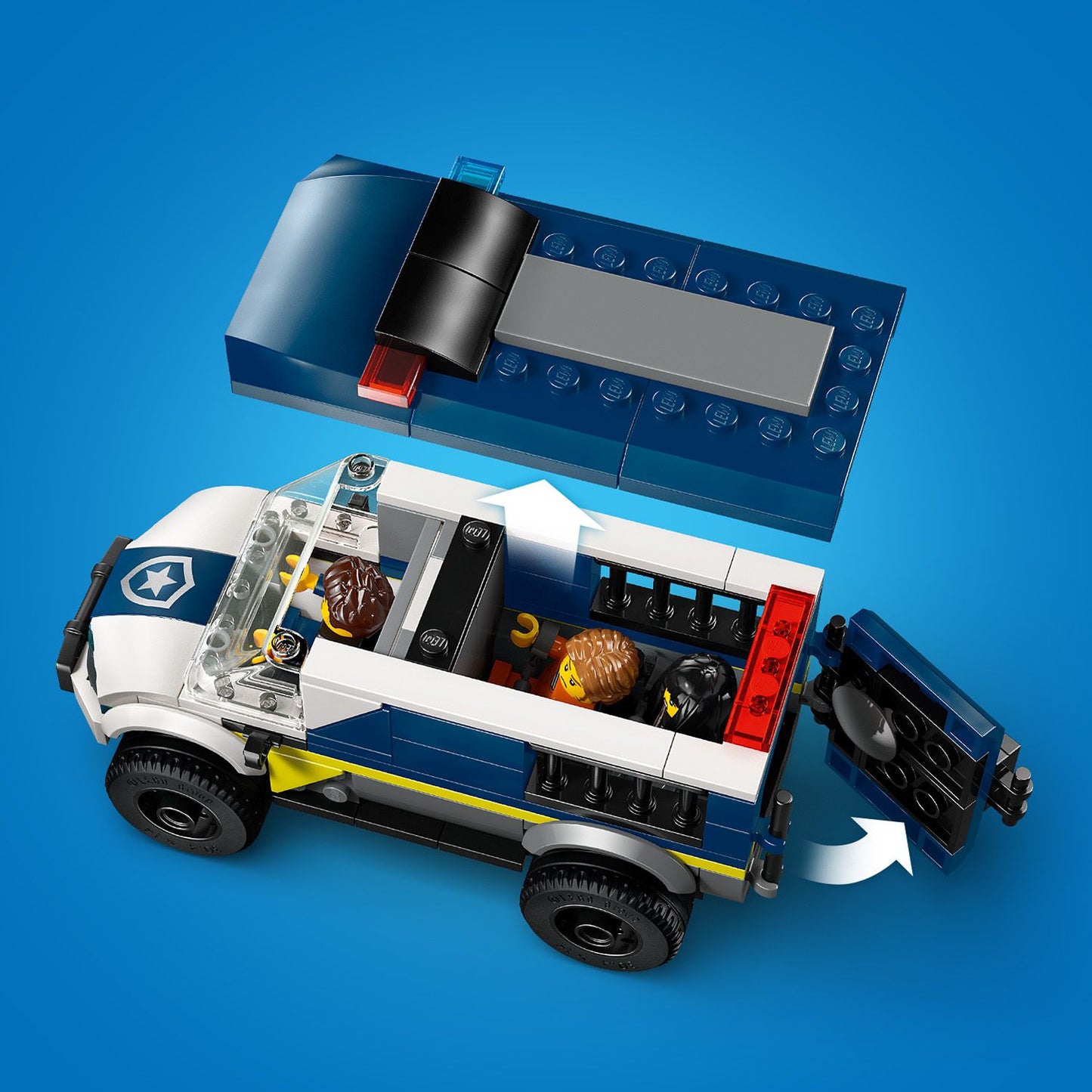 LEGO® City Politie Gevangenentransport - Politiespeelgoed voor Jongens en Meisjes Vanaf 6 Jaar - 60479