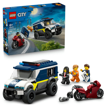 LEGO® City Politie Gevangenentransport - Politiespeelgoed voor Jongens en Meisjes Vanaf 6 Jaar - 60479
