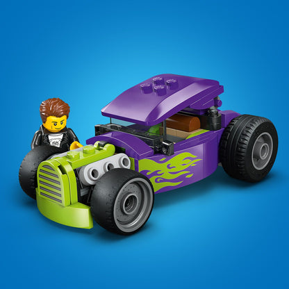 LEGO® City Hot Rod Raceauto Speelgoed - Bouwset met Klassieke Auto en Minifiguur van een Coureur - 60485