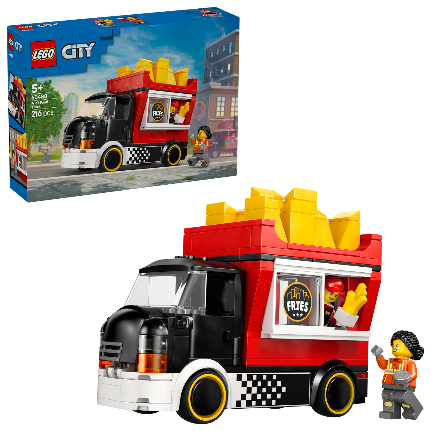 LEGO® City Snackbartruck - Bouw- en Speelset met Etensaccessoires om te Doen Alsof - 60488