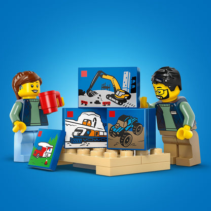 LEGO® City: De LEGO Bestelwagen - Bouw- en Speelset voor Autofans Vanaf 6 Jaar - Met 2 Minifiguren - 60500