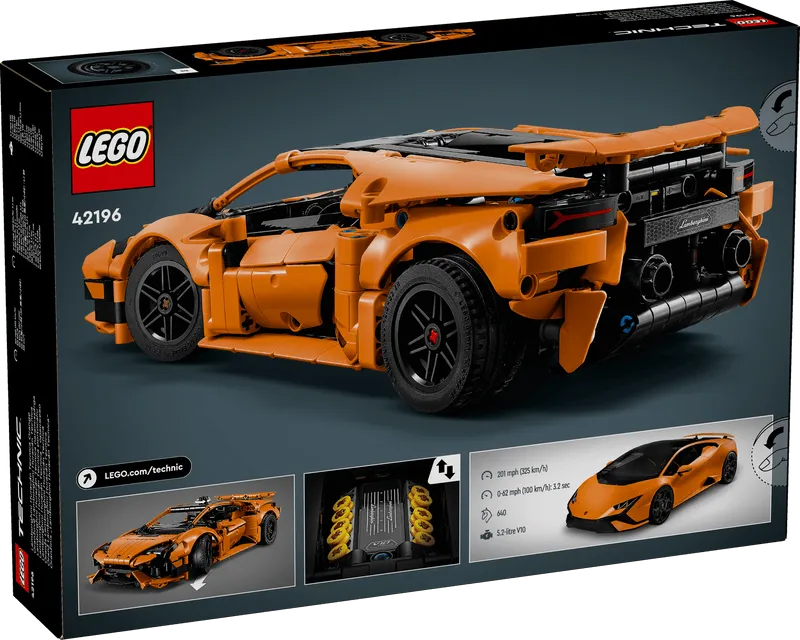 LEGO Lamborghini Huracán Tecnica 42196 Tecnic (pre-order: expected 2nd week of April)