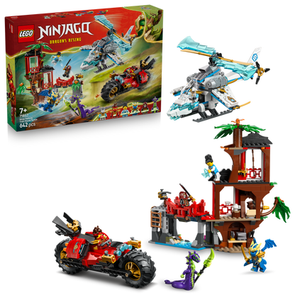 LEGO® NINJAGO® Ninjavoertuigen bij de Boomhut - Actiespeelgoed - Speelset met 6 Minifiguren - 71857
