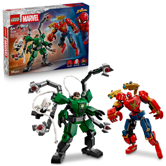 LEGO Marvel Mechaduel: Spider-Man vs. Doc Ock Superhelden Bouwpakket voor Kinderen 76338