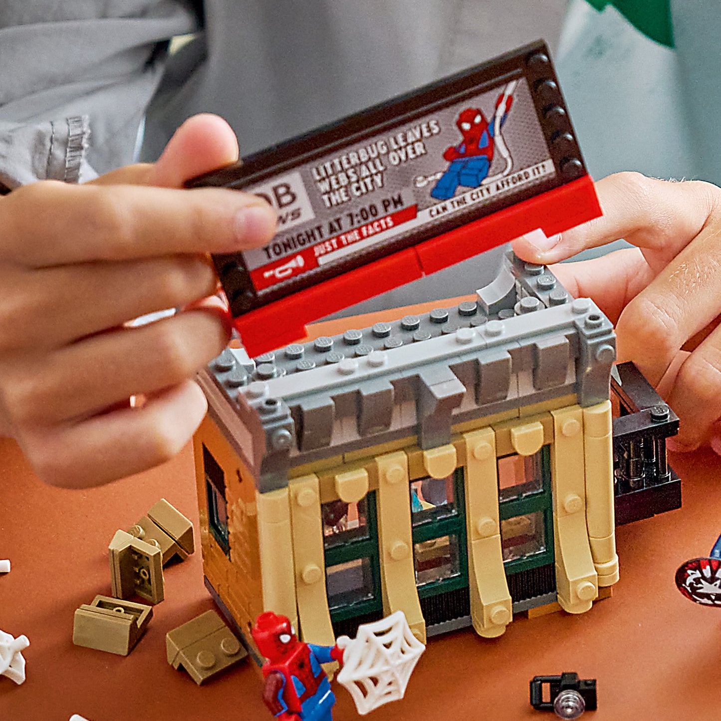 LEGO Marvel Spider-Man vs. Mysterio: de Daily Bugle Superhelden Bouwpakket voor Kinderen 76342