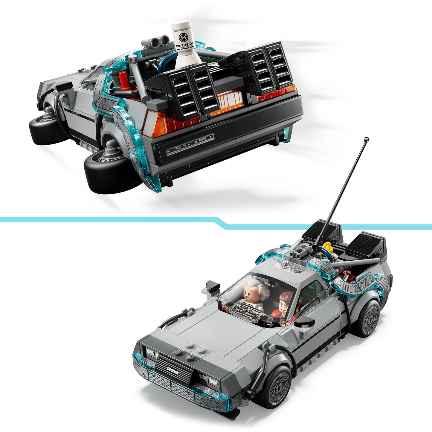 LEGO Speed Champions Tijdmachine uit Back to the Future Bouwpakket voor Kinderen 77256