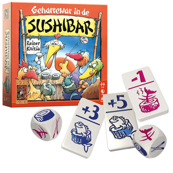 Geharrewar in de Sushi Bar