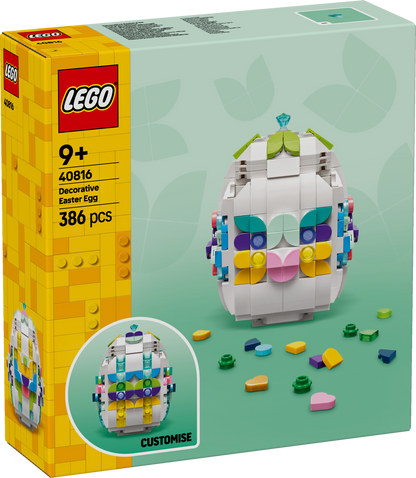 LEGO Paasei Versieren Paasdecoratie en Bouwpakket met Speelgoed voor Kinderen 40816