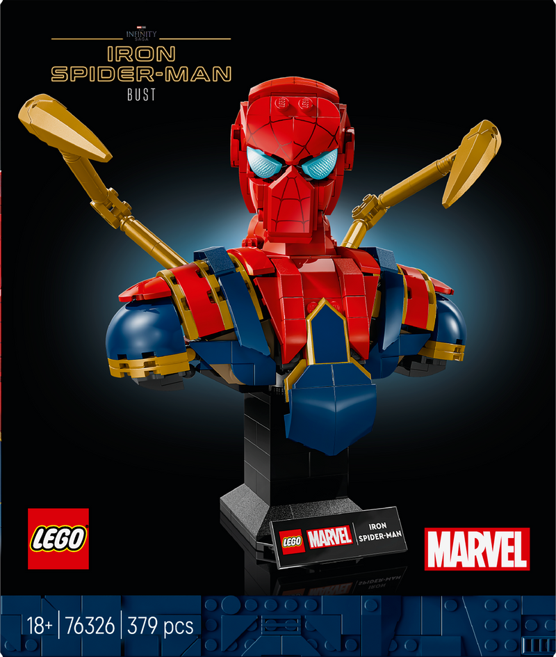 LEGO Iron Spider-Man buste 76326 Superheroes