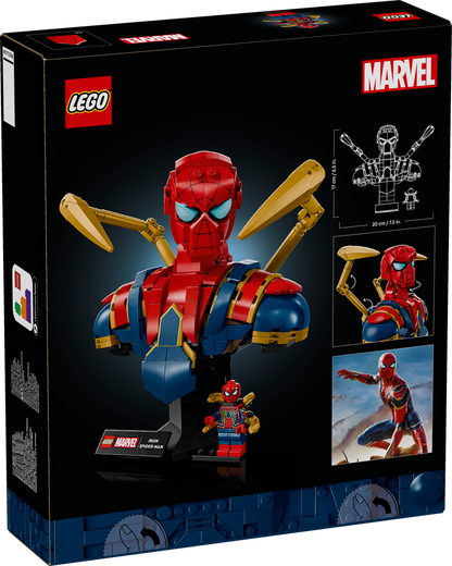 LEGO Iron Spider-Man buste 76326 Superheroes