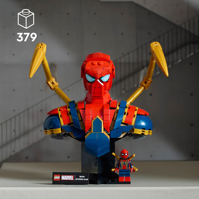 LEGO Iron Spider-Man buste 76326 Superheroes