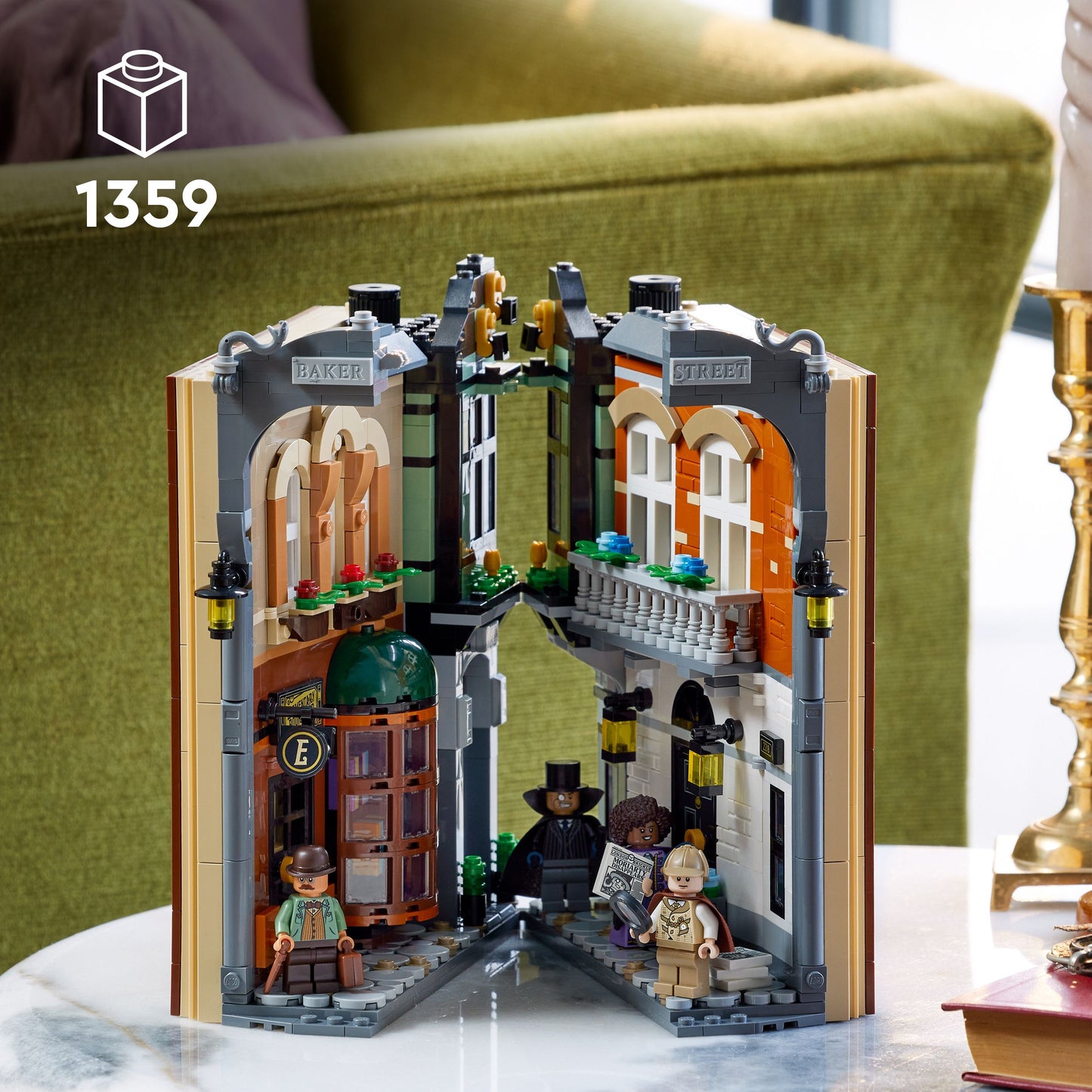 LEGO Sherlock Holmes Boekensteun 10351 Icons (Pre-Order: juni)