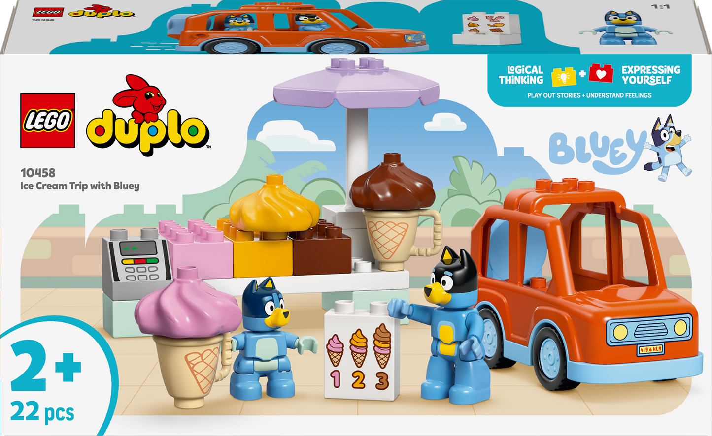 LEGO Een ijsje halen met Bluey 10458 DUPLO Bluey