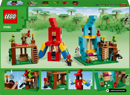 LEGO De papegaaienhuizen 21282 Minecraft