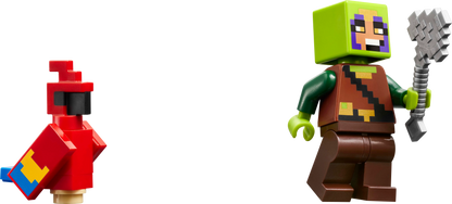 LEGO De papegaaienhuizen 21282 Minecraft