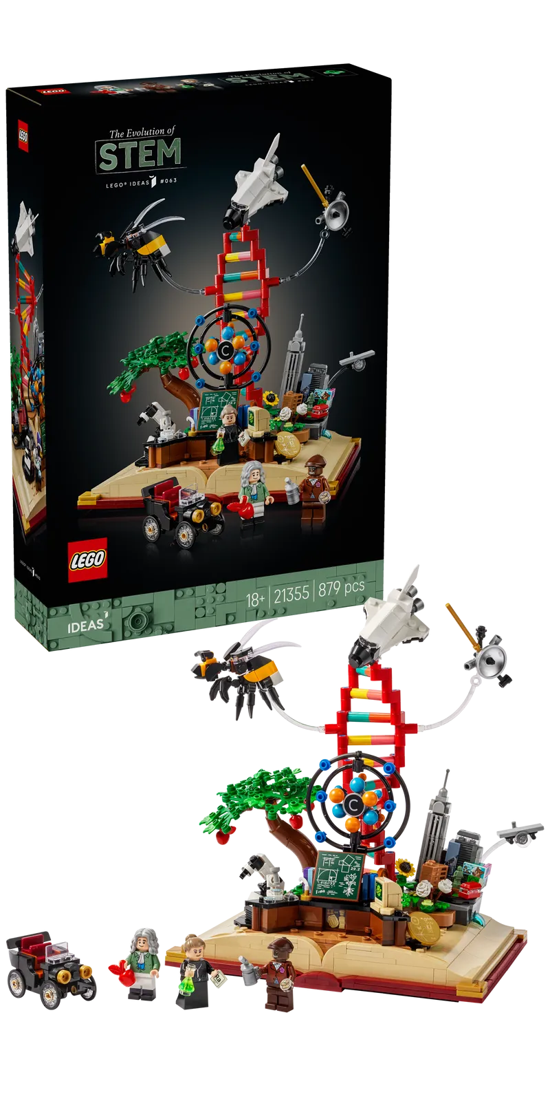 LEGO De ontwikkeling van Stem 21355 Ideas