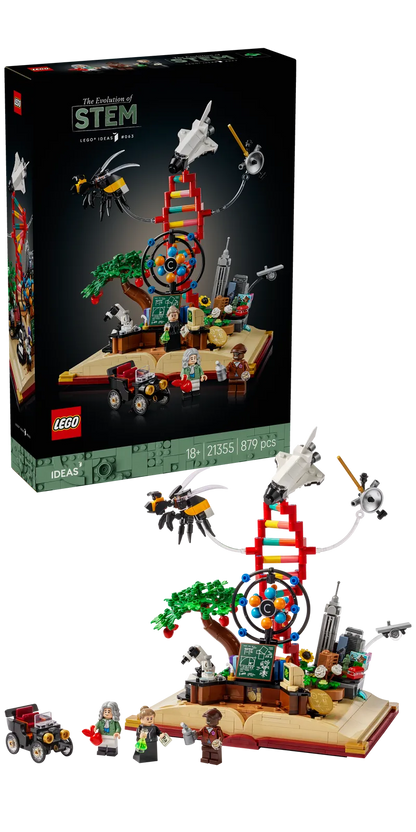 LEGO De ontwikkeling van Stem 21355 Ideas
