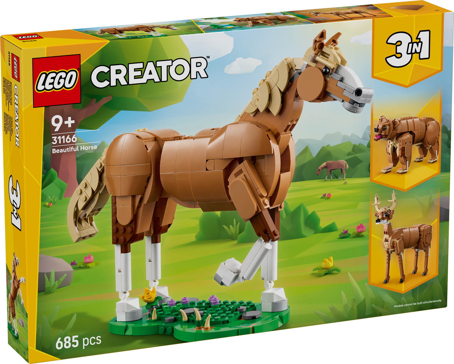 LEGO Prachtig paard 31166 Creator 3 in 1