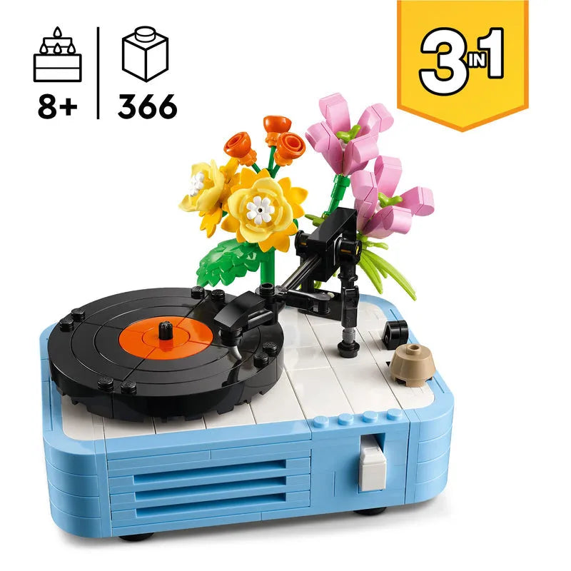 LEGO Platenspeler met bloemen 31172 Creator