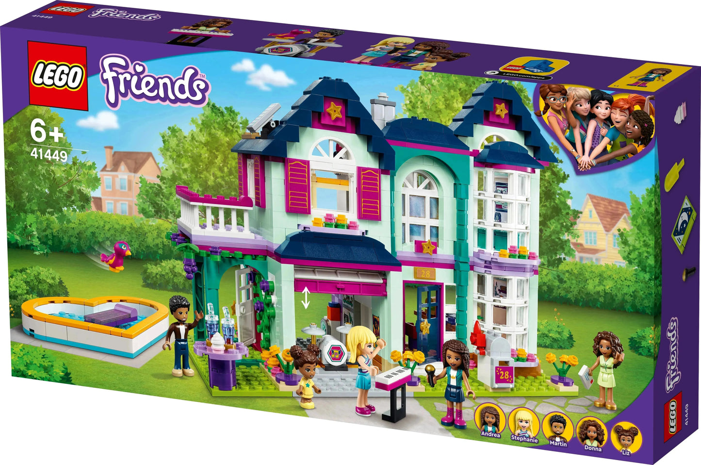 LEGO Andrea's Familie huis 41449 Friends