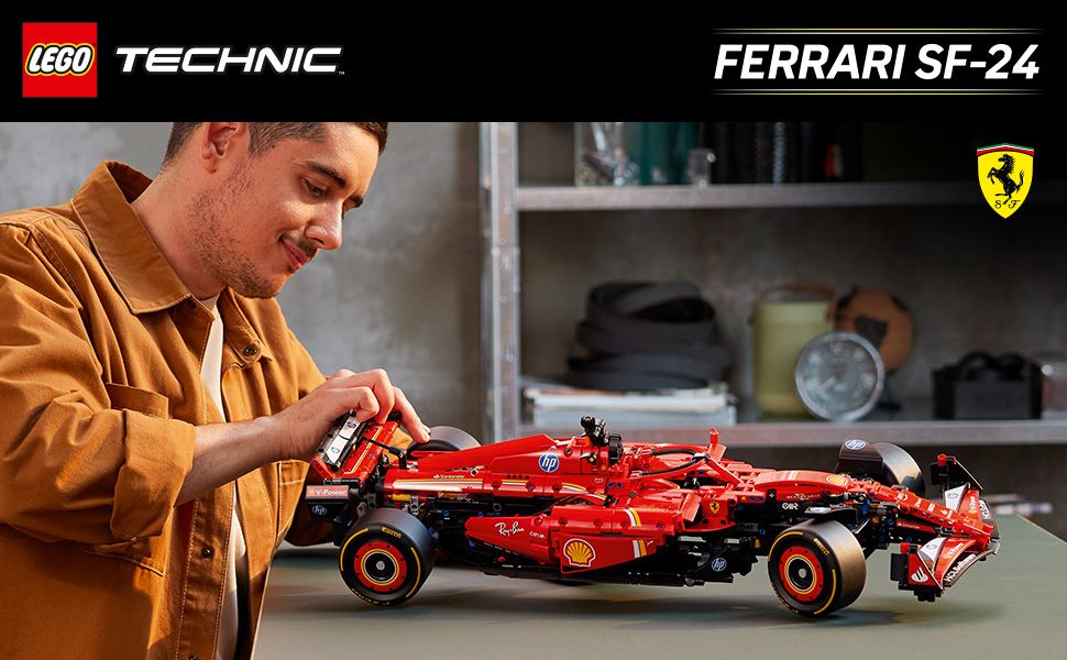 LEGO Formule 1 auto 42207 Ferrari SF24 Technic