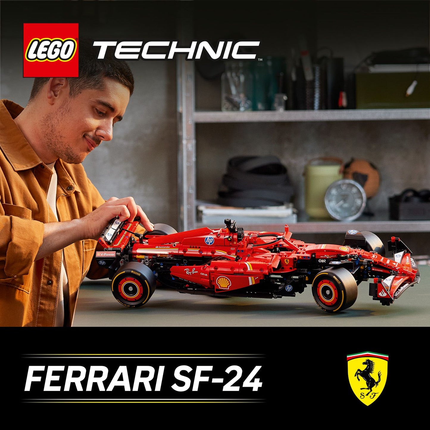 LEGO Formule 1 auto 42207 Ferrari SF24 Technic