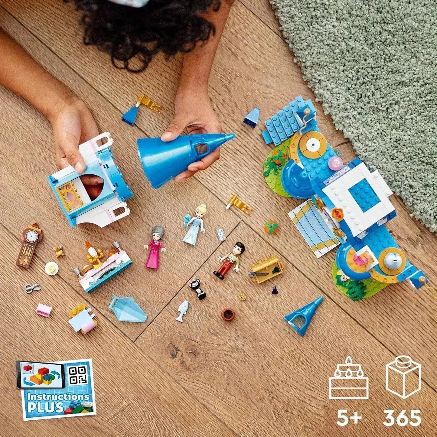 LEGO The Disney Castle of Cinderella and the handsome prince 43206 Disney