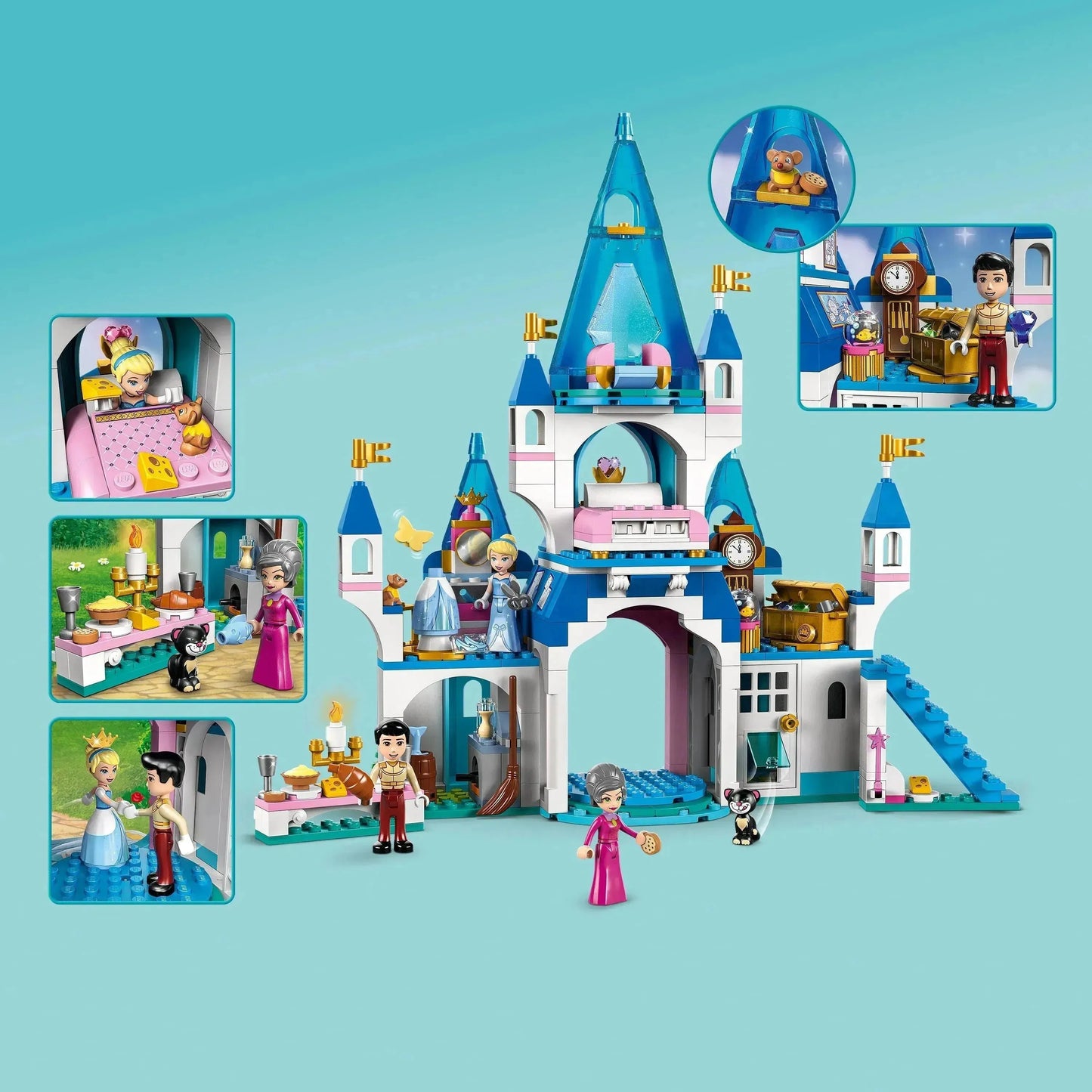 LEGO The Disney Castle of Cinderella and the handsome prince 43206 Disney