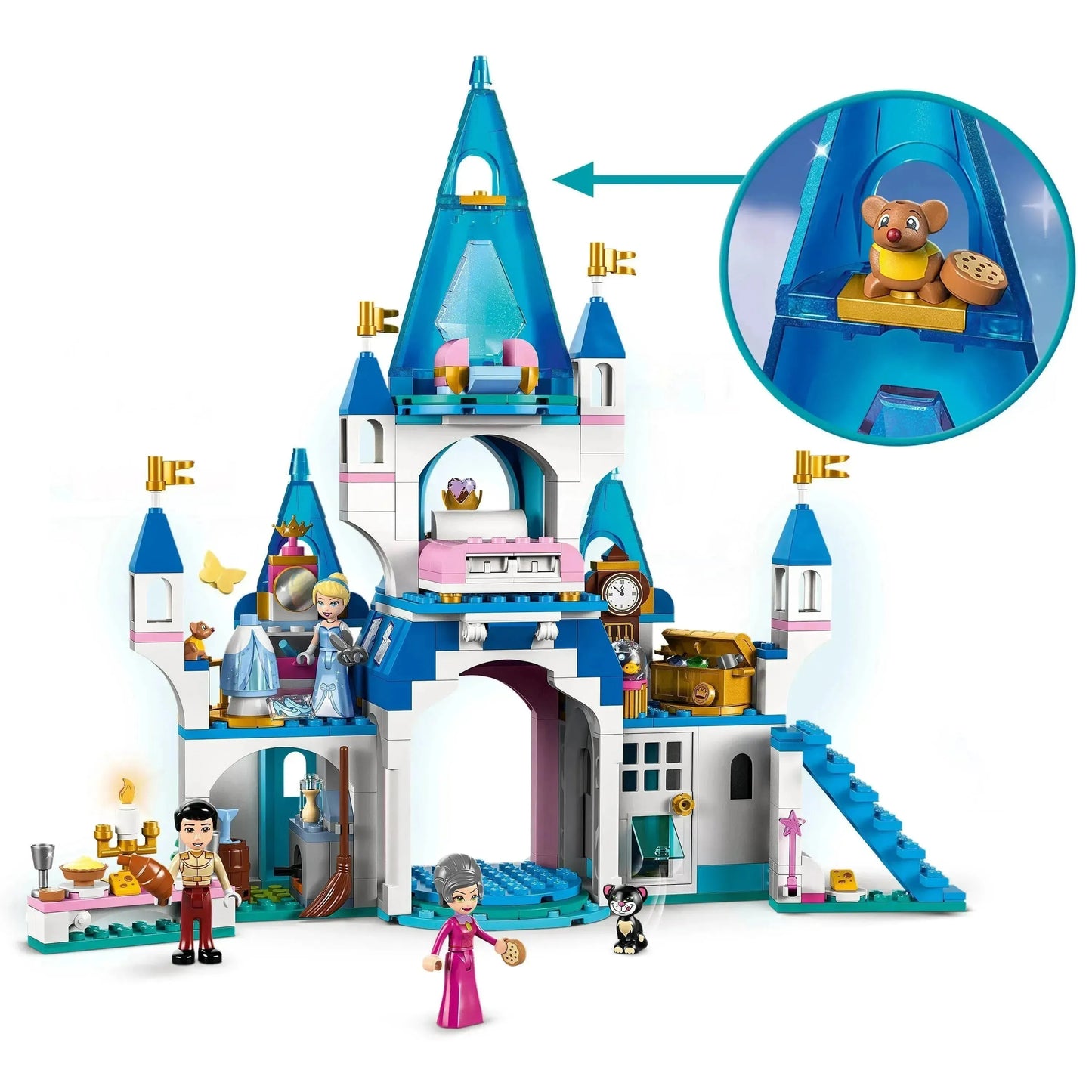 LEGO The Disney Castle of Cinderella and the handsome prince 43206 Disney
