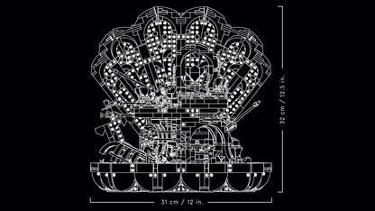 LEGO De Kleine Zeemeermin koninklijke schelp 43225 Disney