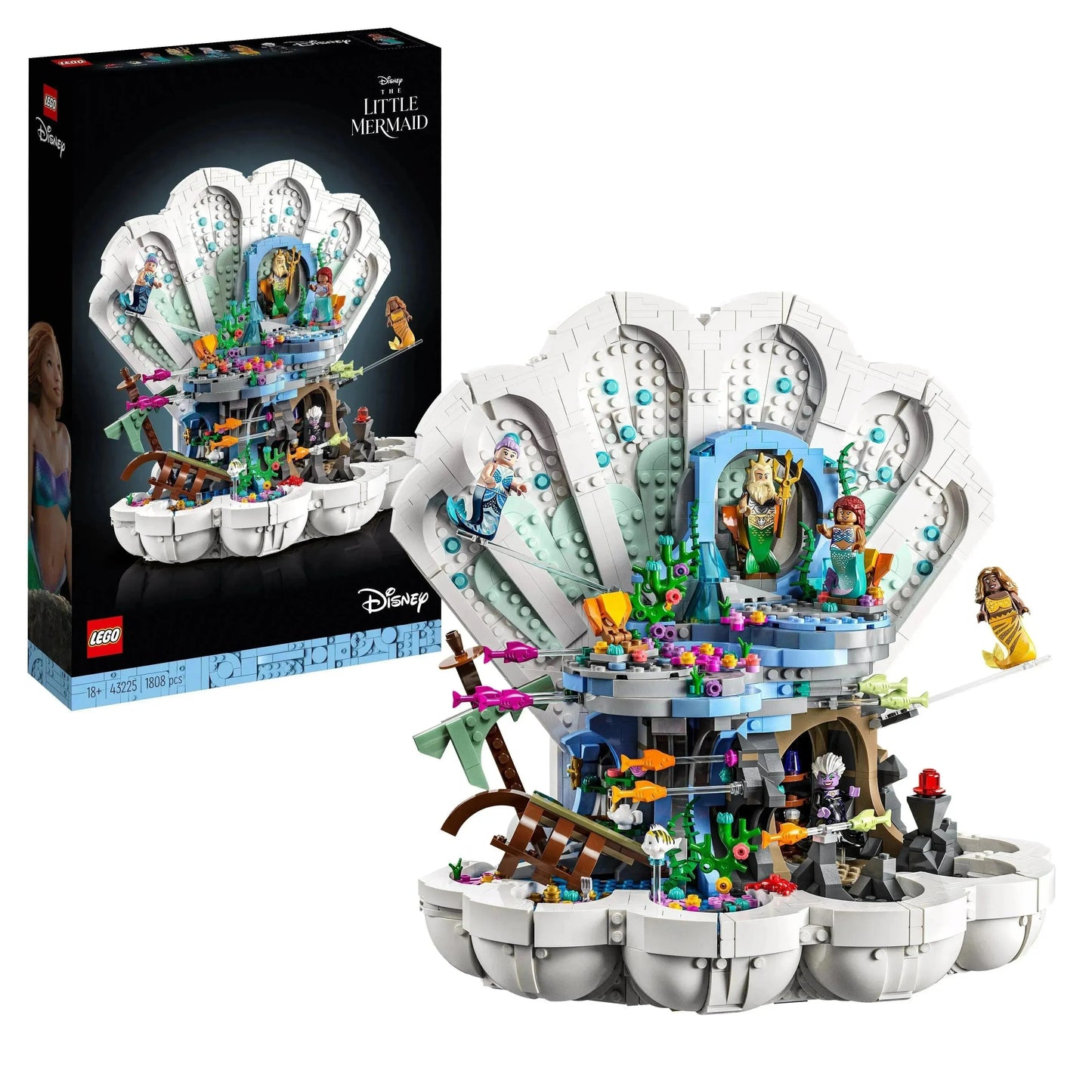 LEGO De Kleine Zeemeermin koninklijke schelp 43225 Disney