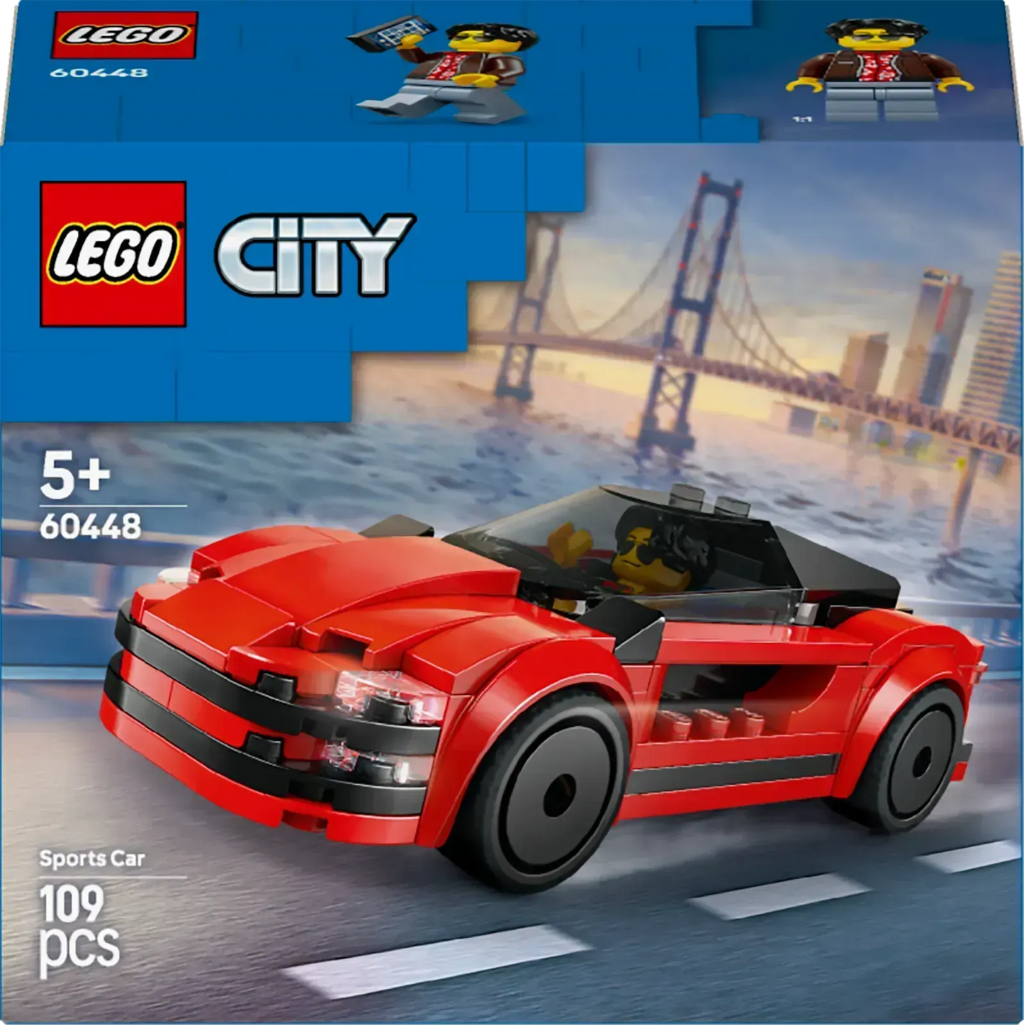 LEGO Rode Sportwagen 60448 City