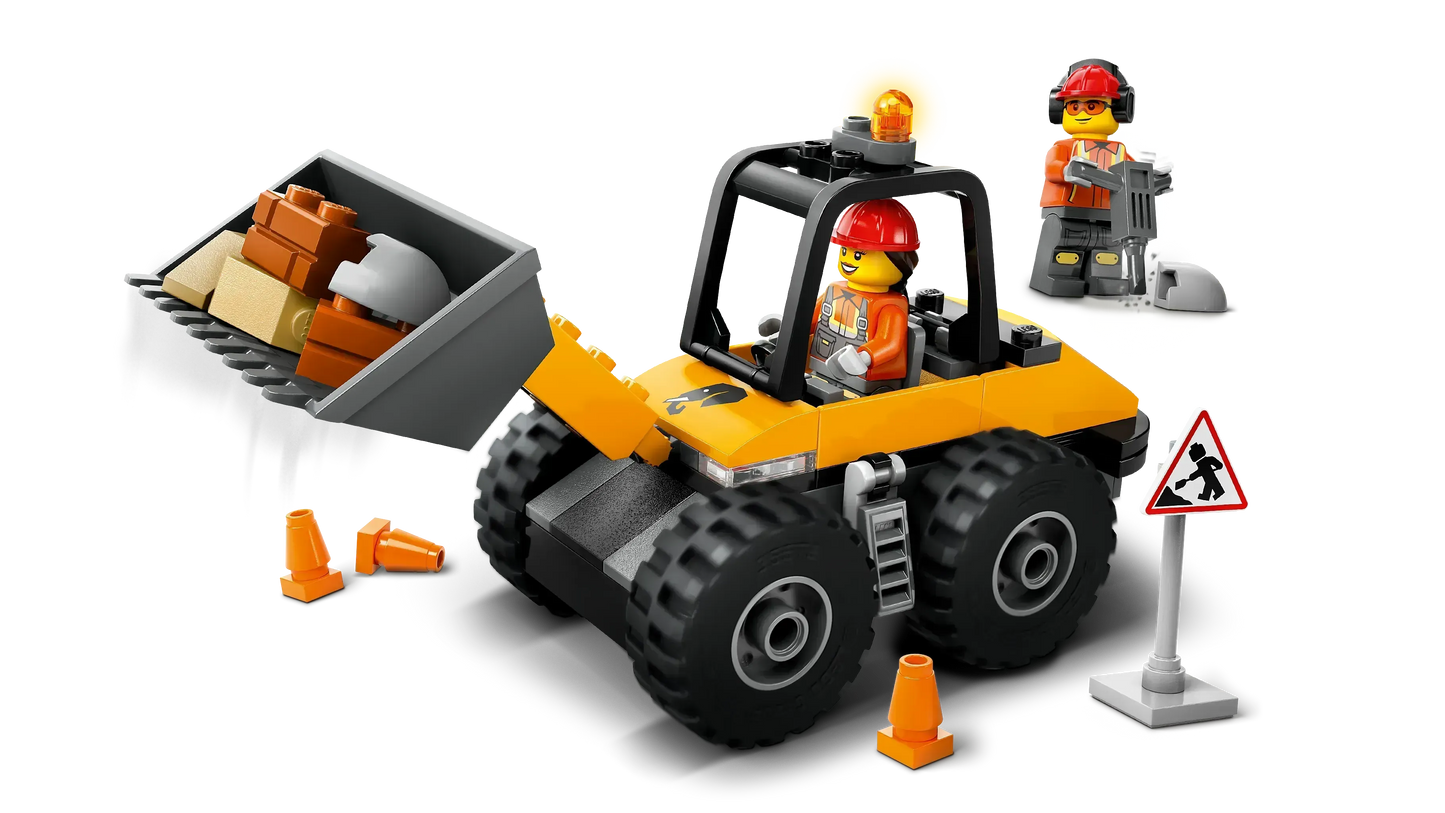 LEGO Gele Wiellader graafmachine 60450 City