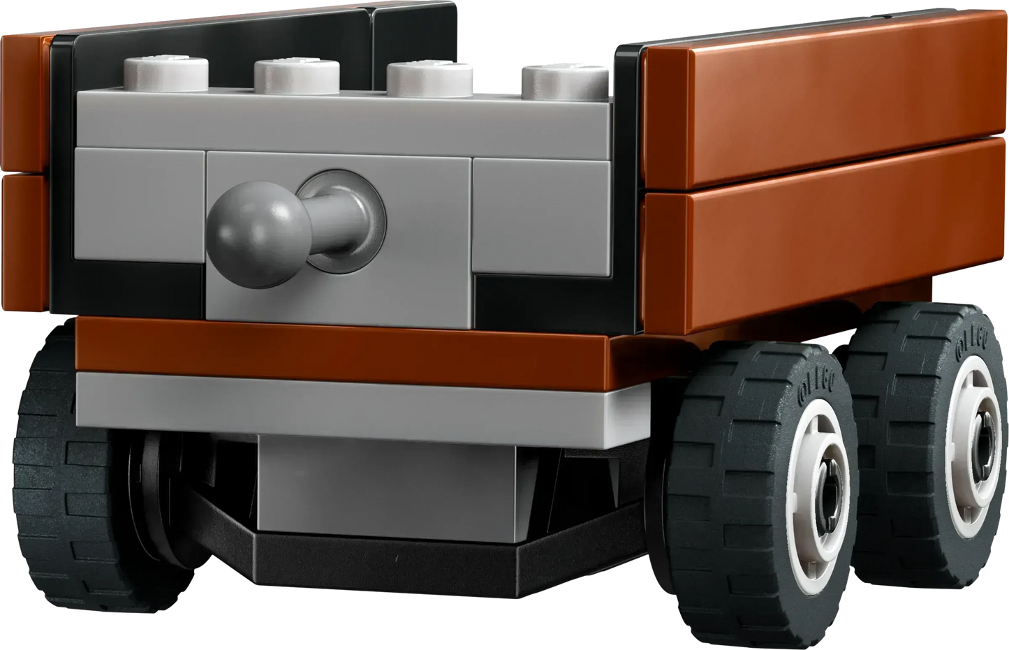 LEGO Rode tractor met aanhanger en schapen 60461 City