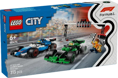 LEGO F1 Start lijn met VCARB & Sauber Formule 1 auto's 60474 City