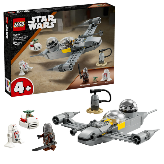 LEGO Mando en Grogu's N-1 Starfighter 75410 StarWars