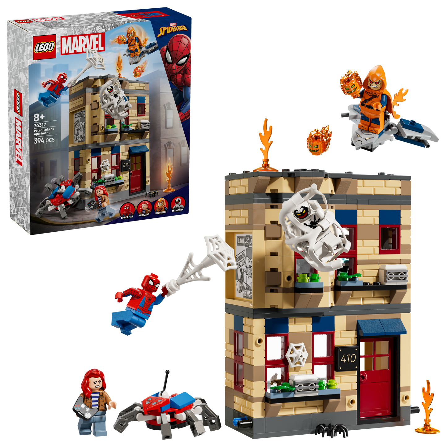LEGO Het appartement van Peter Parker 76317 Spiderman