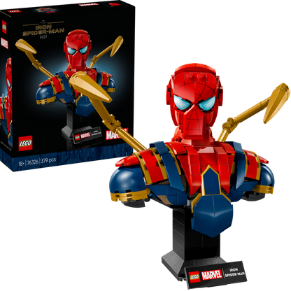 LEGO Iron Spider-Man buste 76326 Superheroes