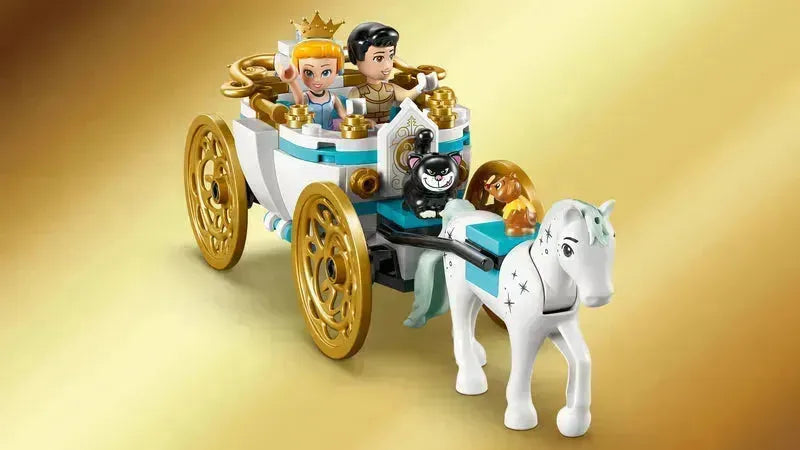 LEGO Assepoesters kasteel en paardenkoets 43275 Disney