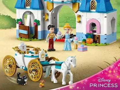 LEGO Assepoesters kasteel en paardenkoets 43275 Disney