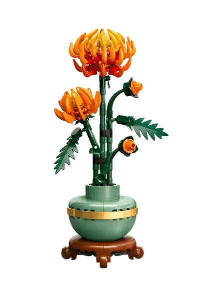 Bouw een prachtige LEGO® Chrysant (10368) met deze botanische set!