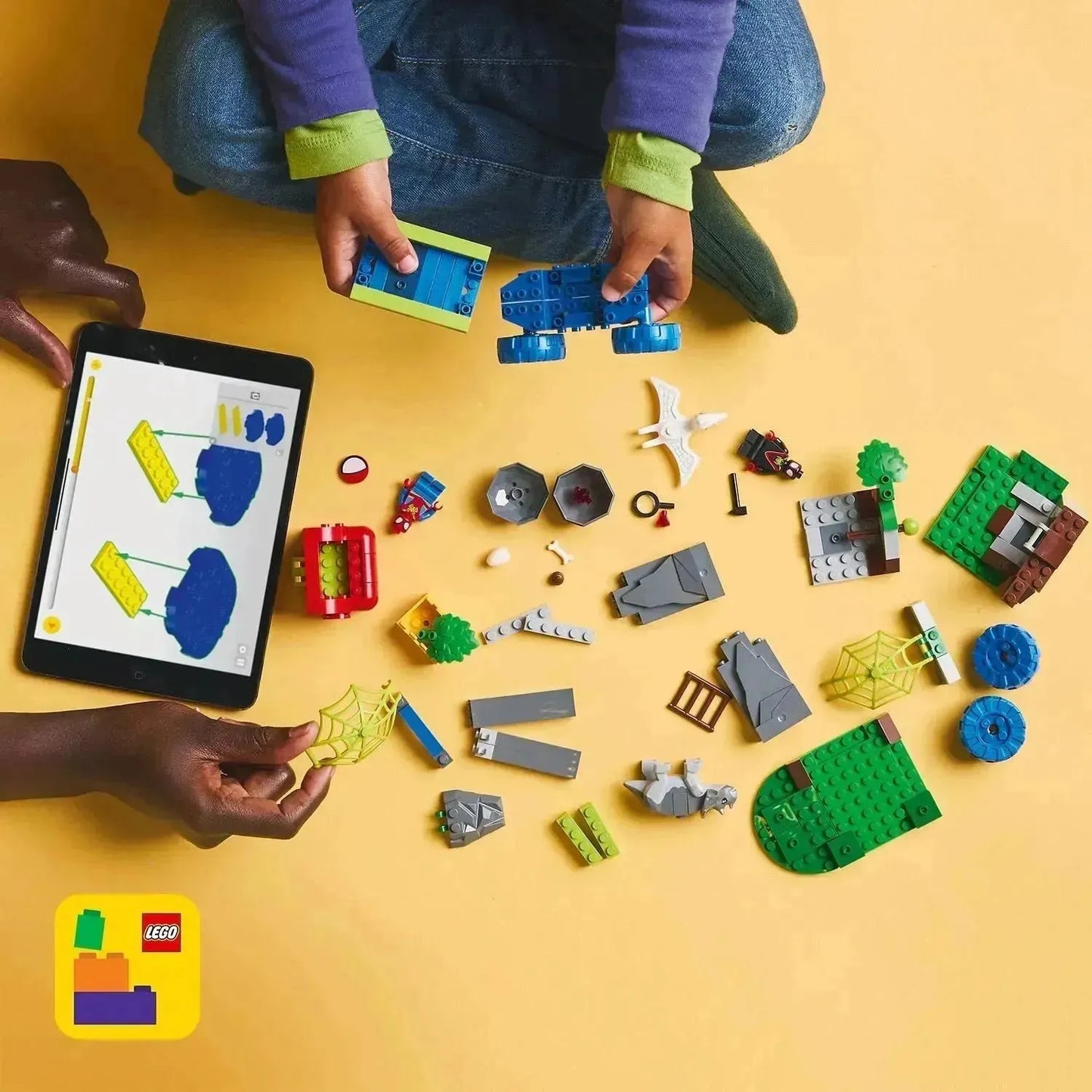 LEGO Reddingsmissie in de Dino Truck 11199 Spiderman