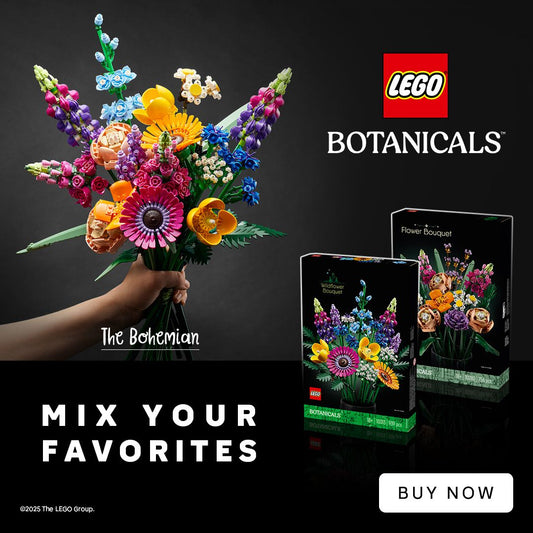 LEGO "The Bohemian" Boeket: LEGO 10313  Wilde Bloemen & LEGO 10280 Boeket